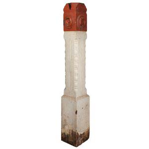 Salvaged Antique Newel Post