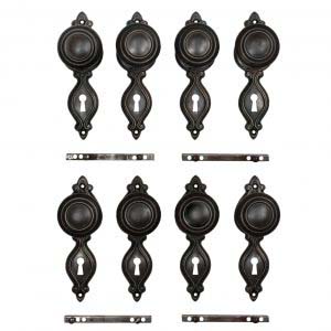 Antique Art Deco Doorknob Sets matching