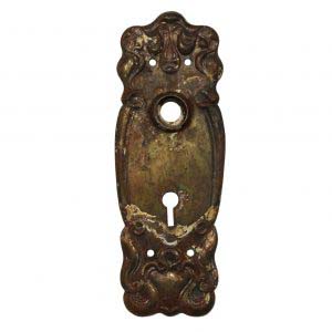 Antique Art Nouveau Door Plates, c. 1905-0