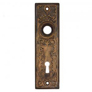 Antique Eastlake Doorplates, Late 19th Century-0