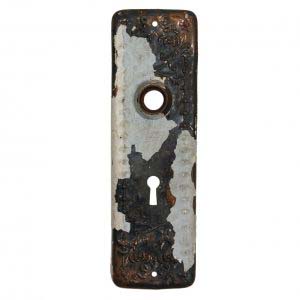 Antique Doorplates with Ribbons, Late 19th Century