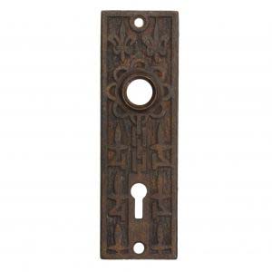 Antique “Fleur-De-Lis” Doorplates by Mallory Wheeler Co.