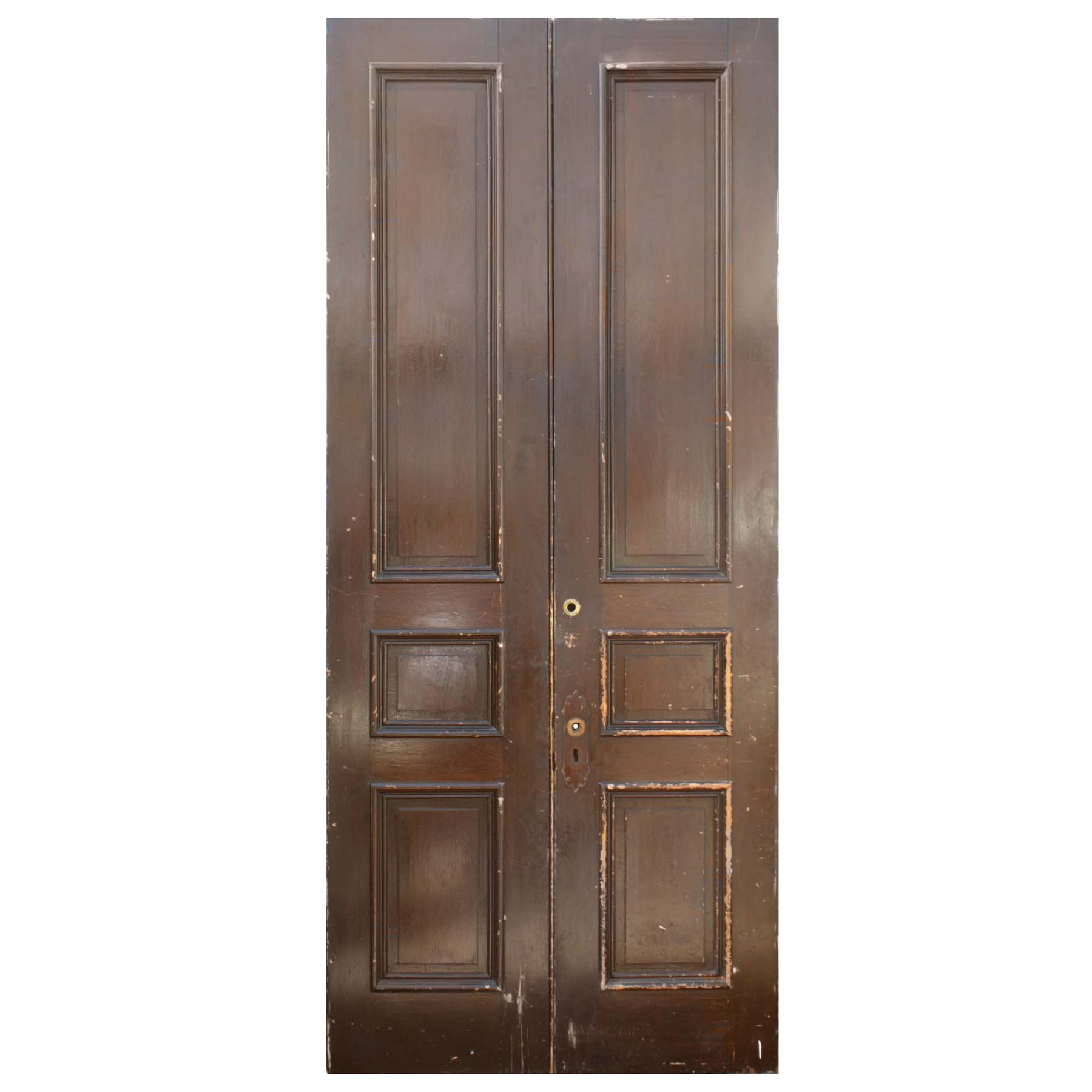 Salvaged Pair of Antique 46" Double Doors-58084