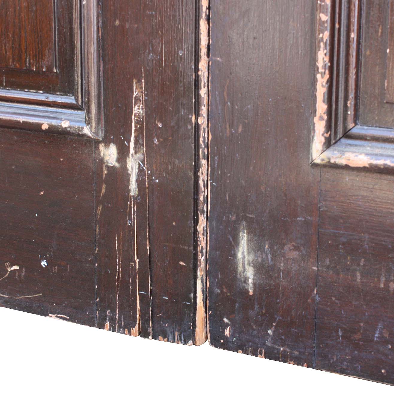 Salvaged Pair of Antique 46" Double Doors-58089