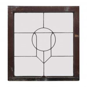 Antique Arts & Crafts American Leaded Glass Windows-0