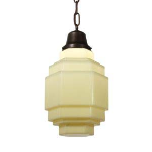 Antique Art Deco Pendant Light, c.1920s-0