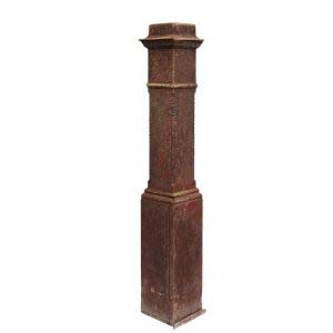 Reclaimed Antique Boxed Newel Post, Early 1900s-0