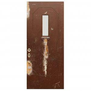 Reclaimed Antique 36” Door with Dentil Trim-0