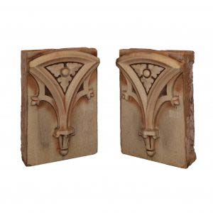 Reclaimed Glazed Terra Cotta Building Façade Cartouches-0