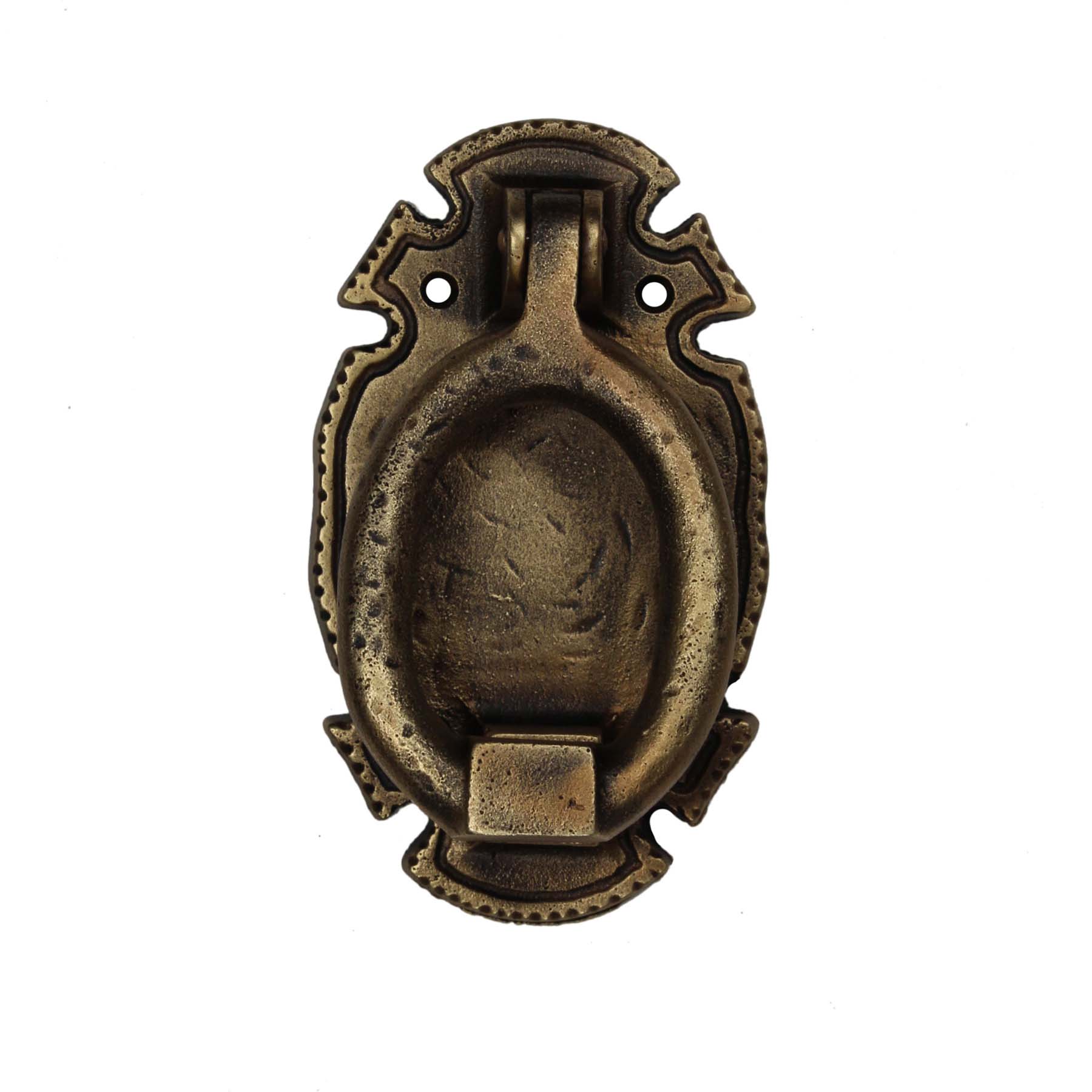 SOLD Antique Hammered Bronze Door Knocker, C. 1930-63684