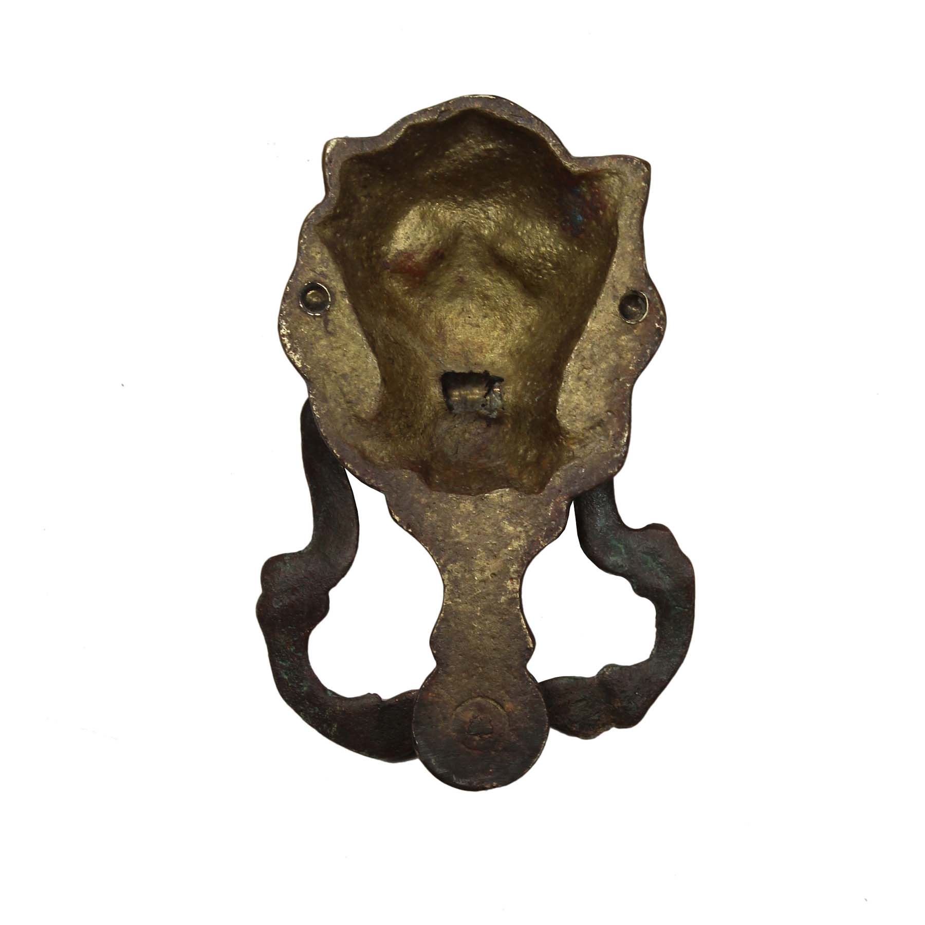 SOLD Antique Cast Bronze Lion Door Knocker, C. 1910 -63708