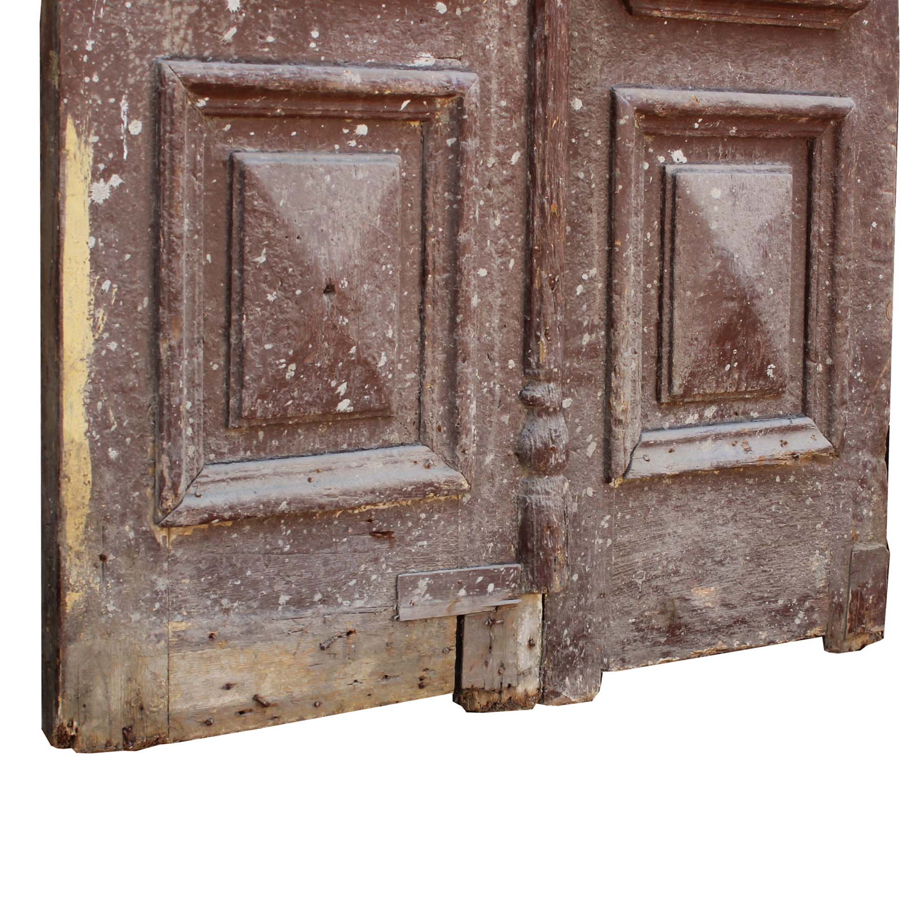 Old Salvaged Wood Door Pair from France, 19th Century-63669