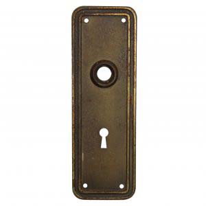 Salvaged Antique Door Knob Backplates-0