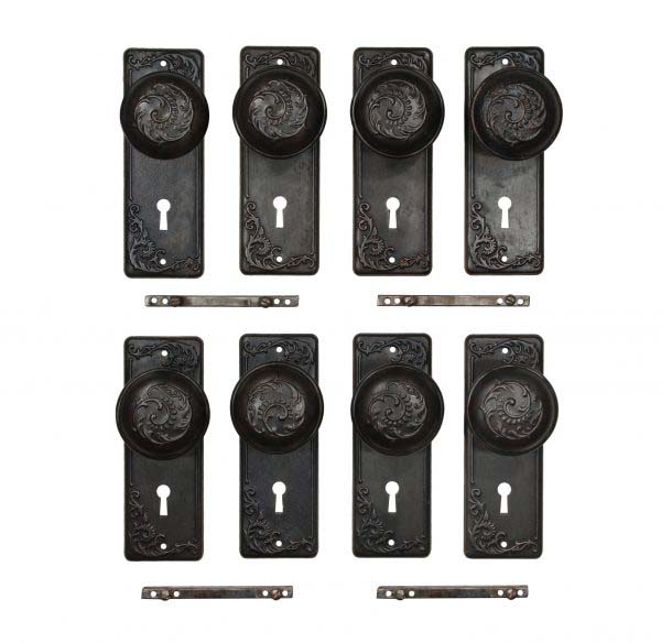Antique “Lyons” Door Hardware Sets by U.S. Steel Lock Company-0