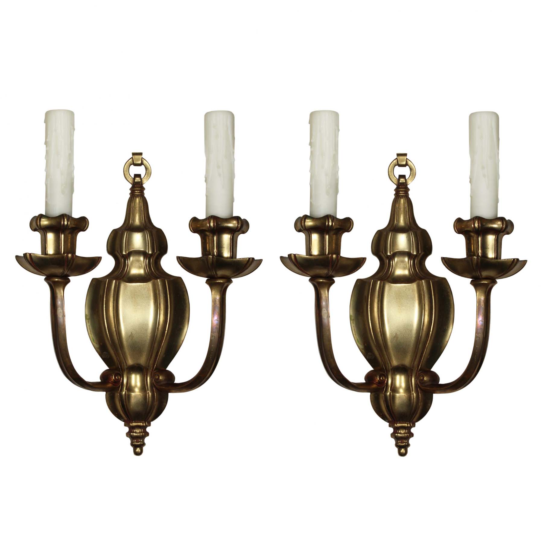 Exceptional Pair of Antique Sheffield Style Sconces by E. F. Caldwell-0