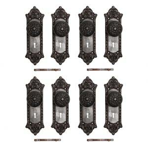 Antique Cast Iron “Chatham” Door Hardware Sets by Russell & Erwin, c. 1909-0