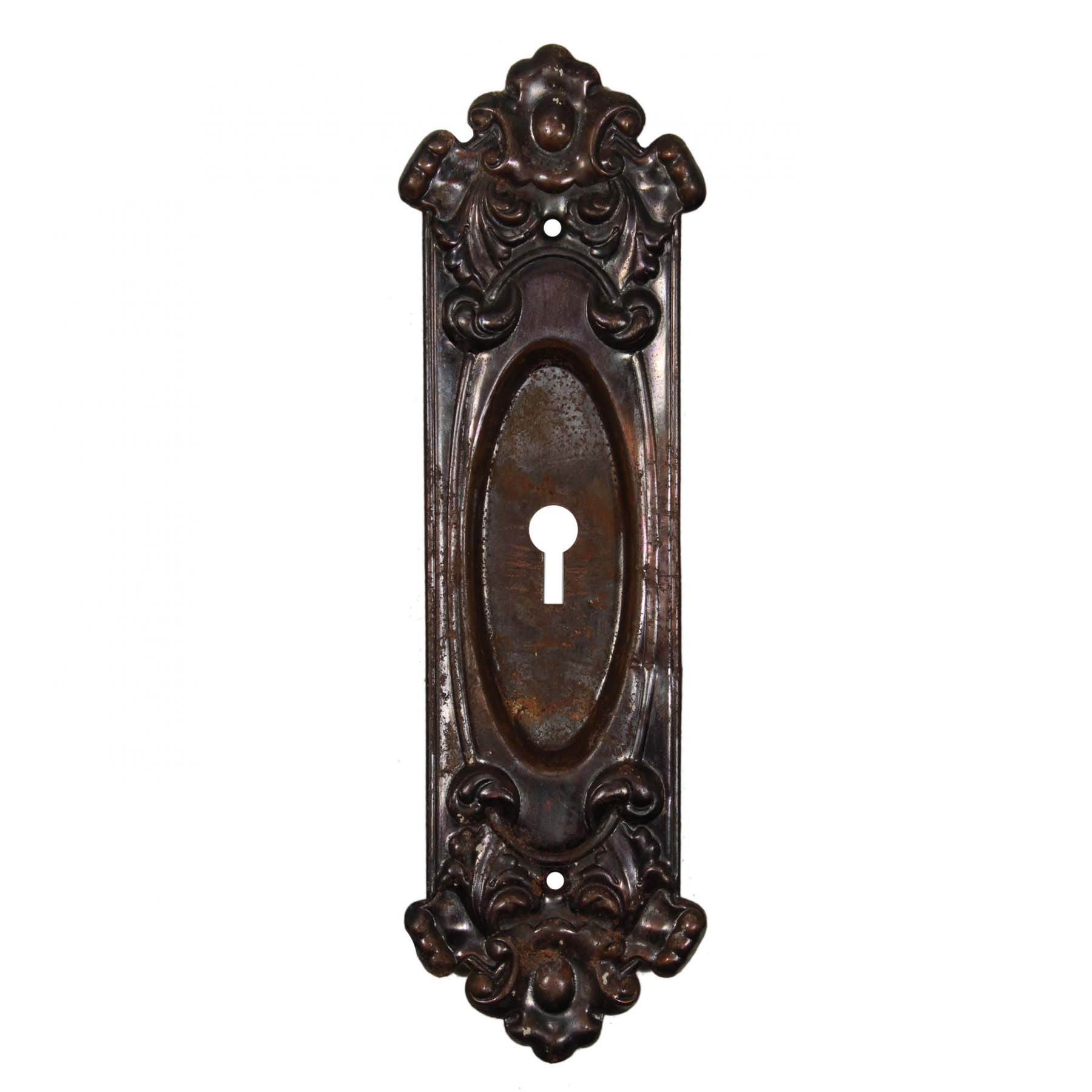 Antique "Elba” Pocket Door Plates by Reading Hardware, c. 1910-0