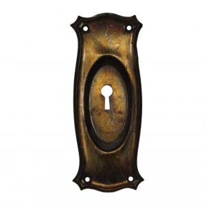 Antique Pocket Door Plates, c. 1900-0