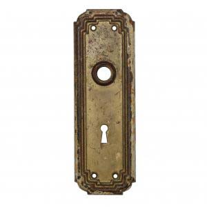 Salvaged Antique Door Knob Backplates-0