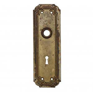 Salvaged Antique Door Knob Backplates