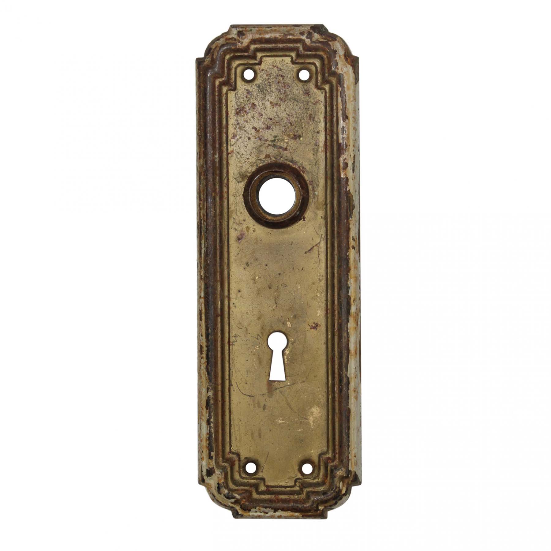 antique door knob plates