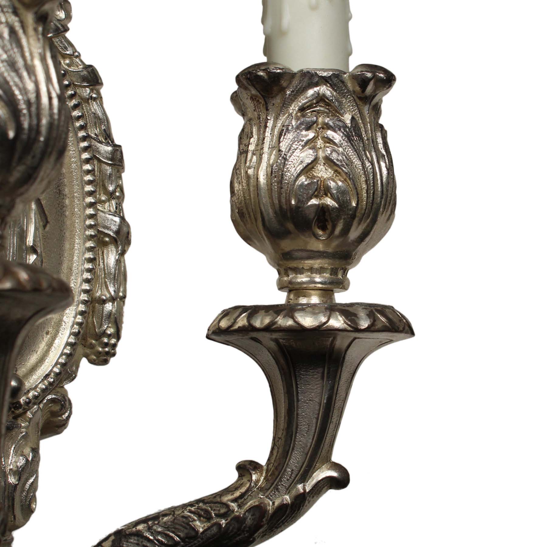 Pairs of Antique Neoclassical Figural Sconces by Baldinger-66589