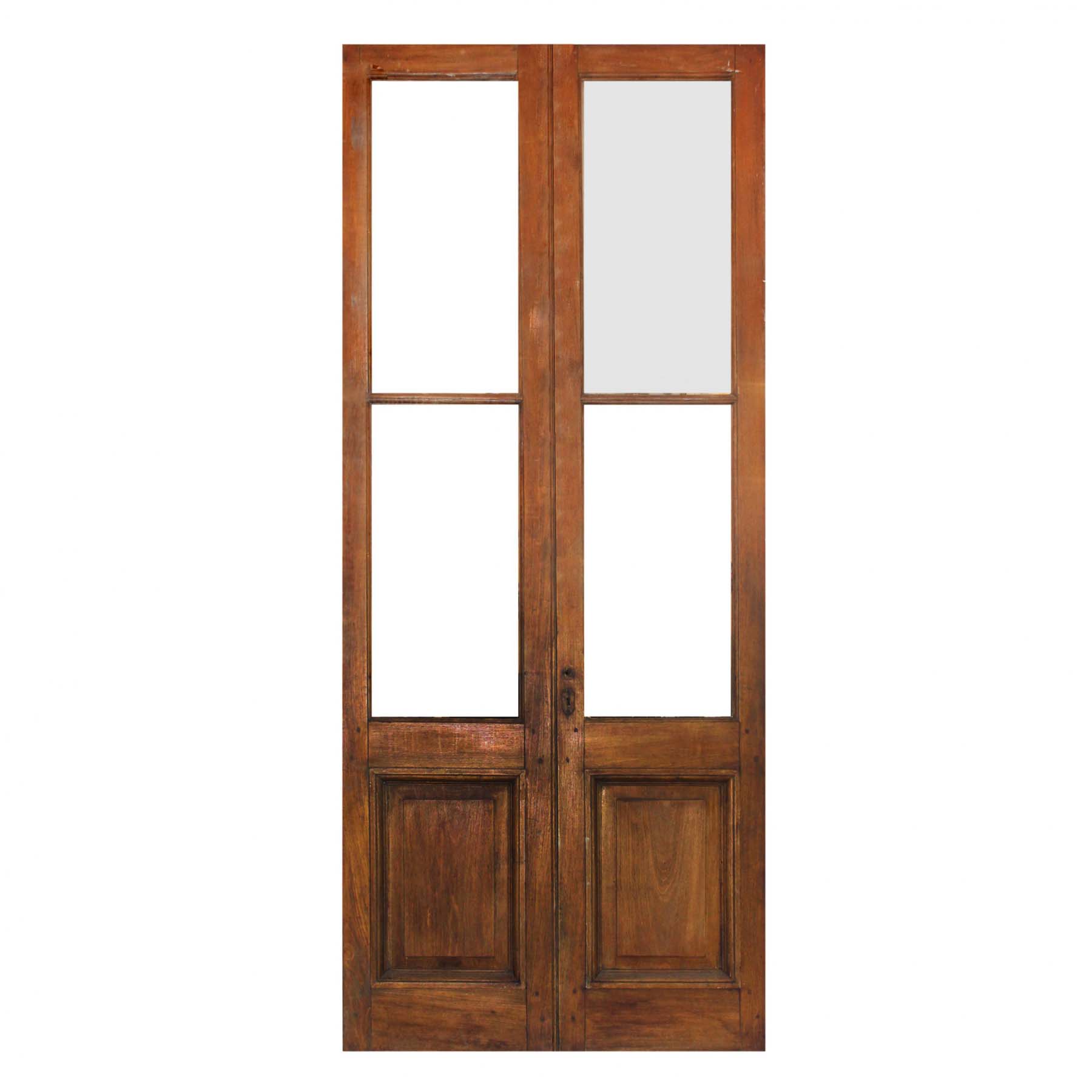 SOLD Reclaimed Pair of Antique 44” Doors-0