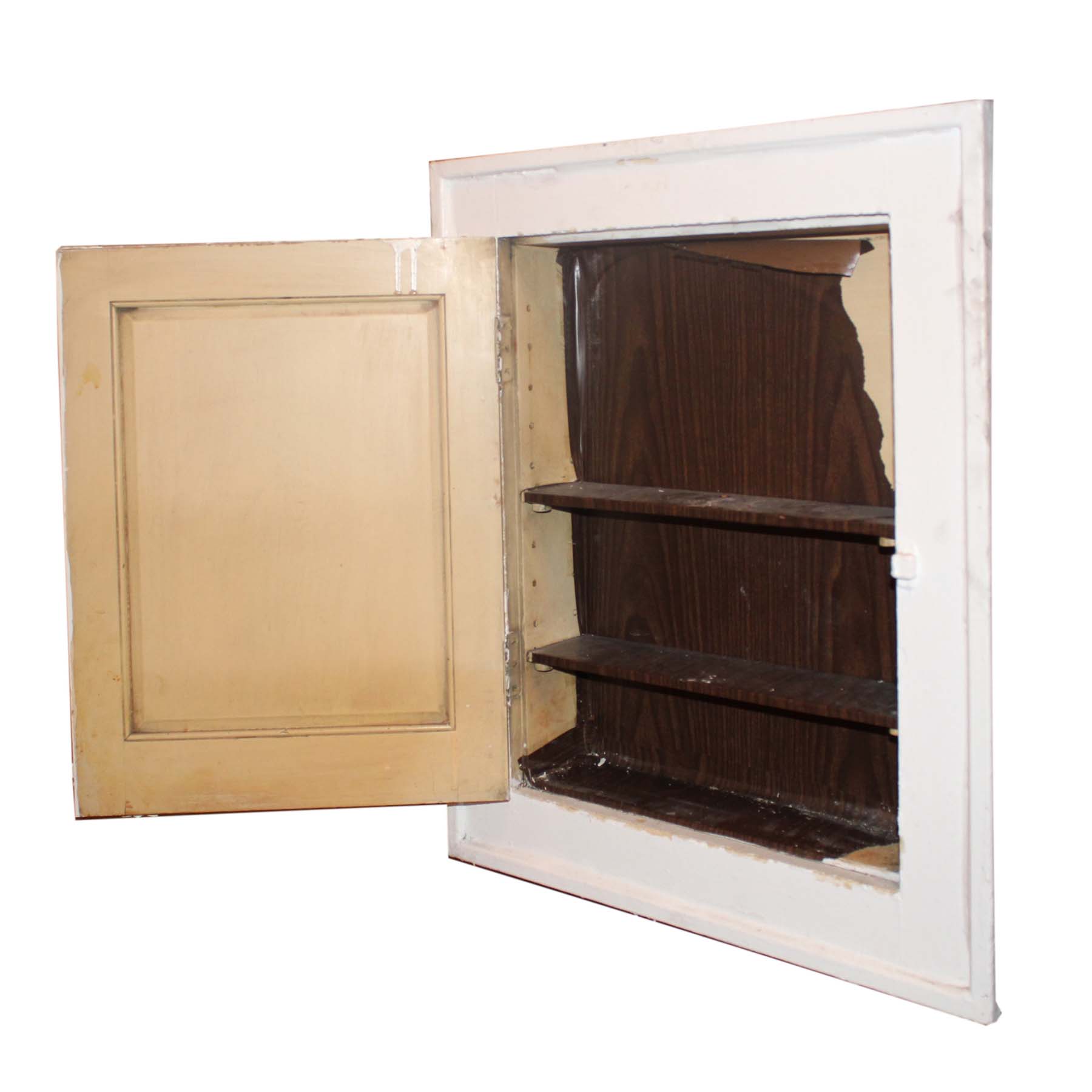 SOLD Reclaimed Antique Bathroom Medicine Cabinet with Beveled Mirror, Early 1900’s-66837