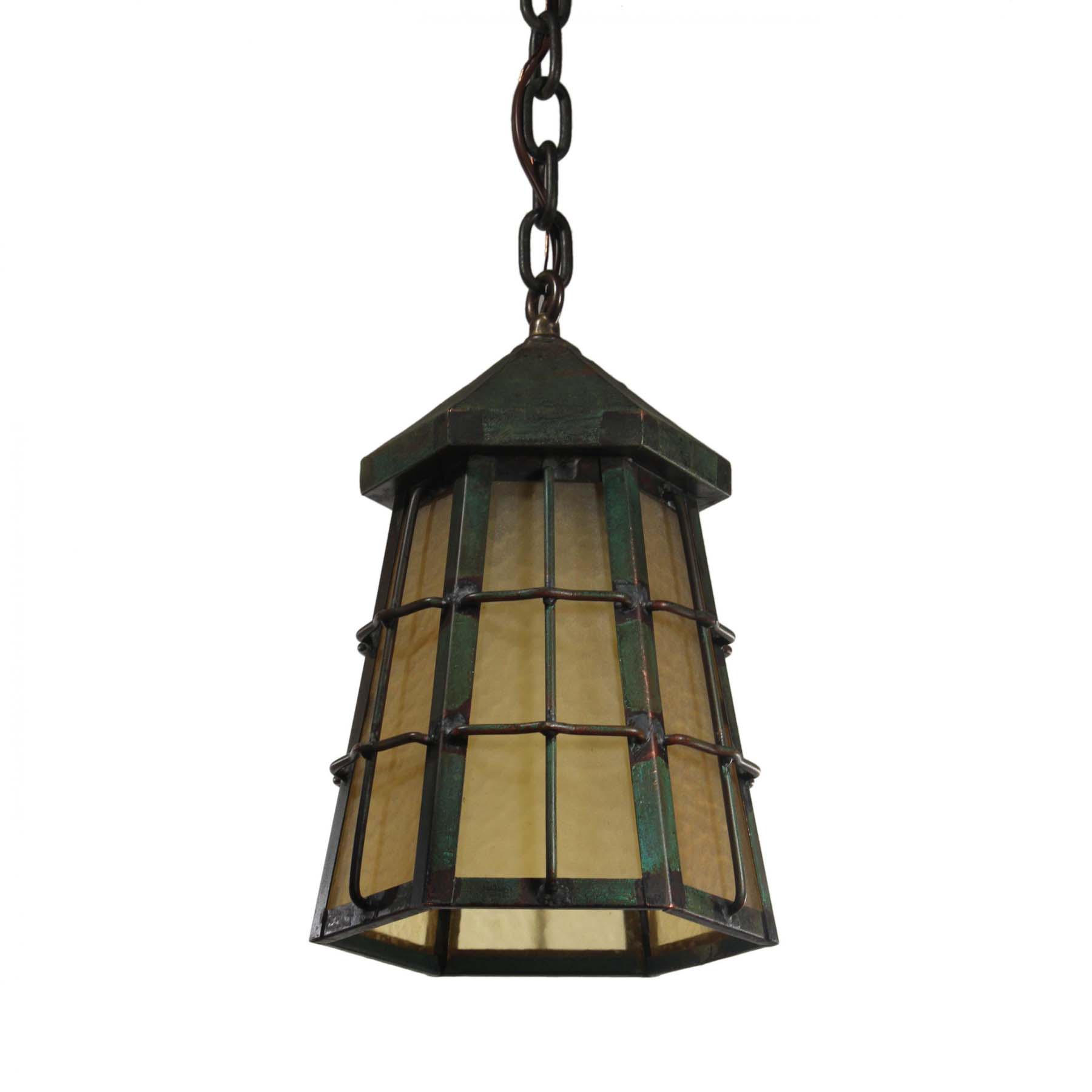 SOLD Antique Copper Pendant Lights, Early 1900’s-66884