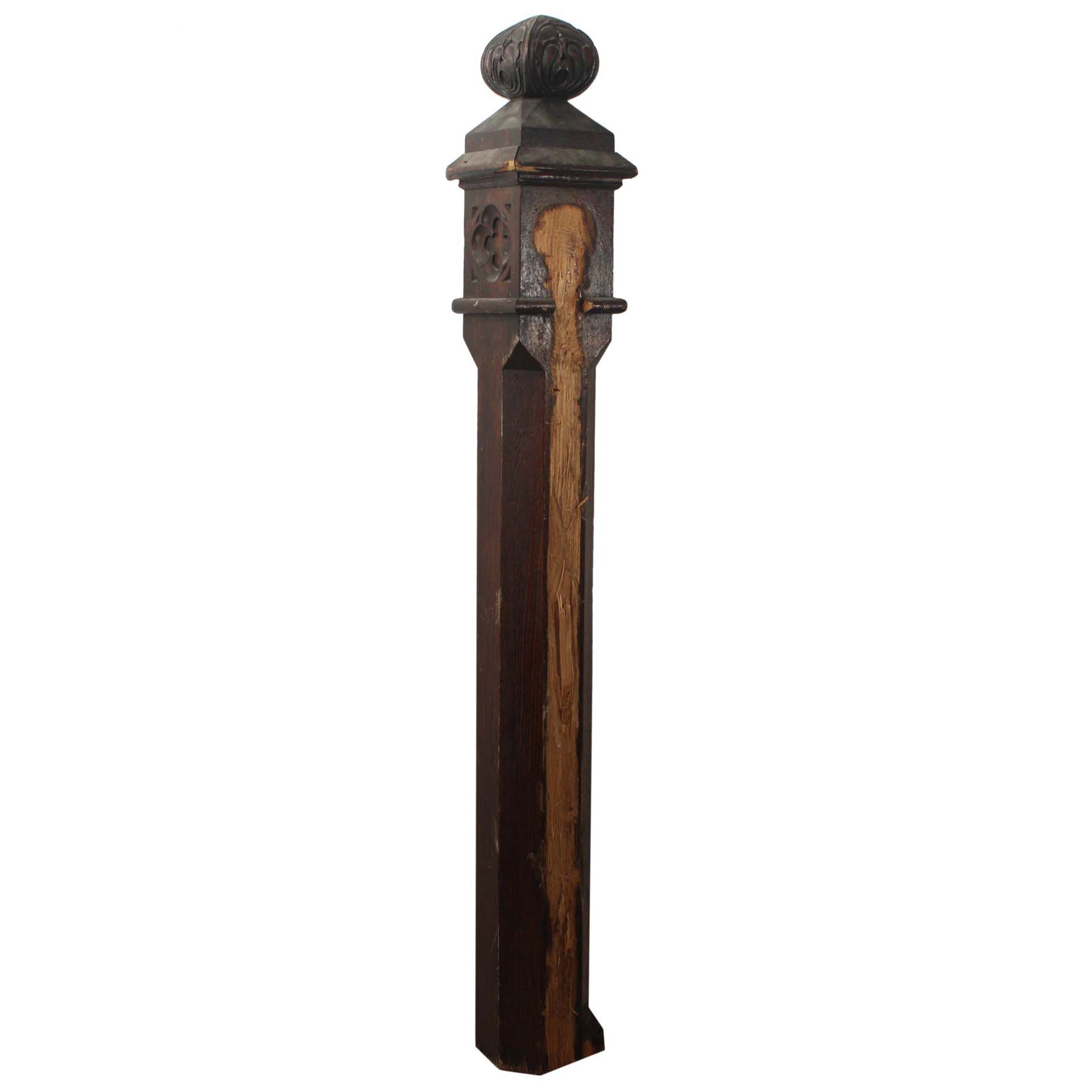SOLD Salvaged Antique Newel Post, Early 1900s-66922