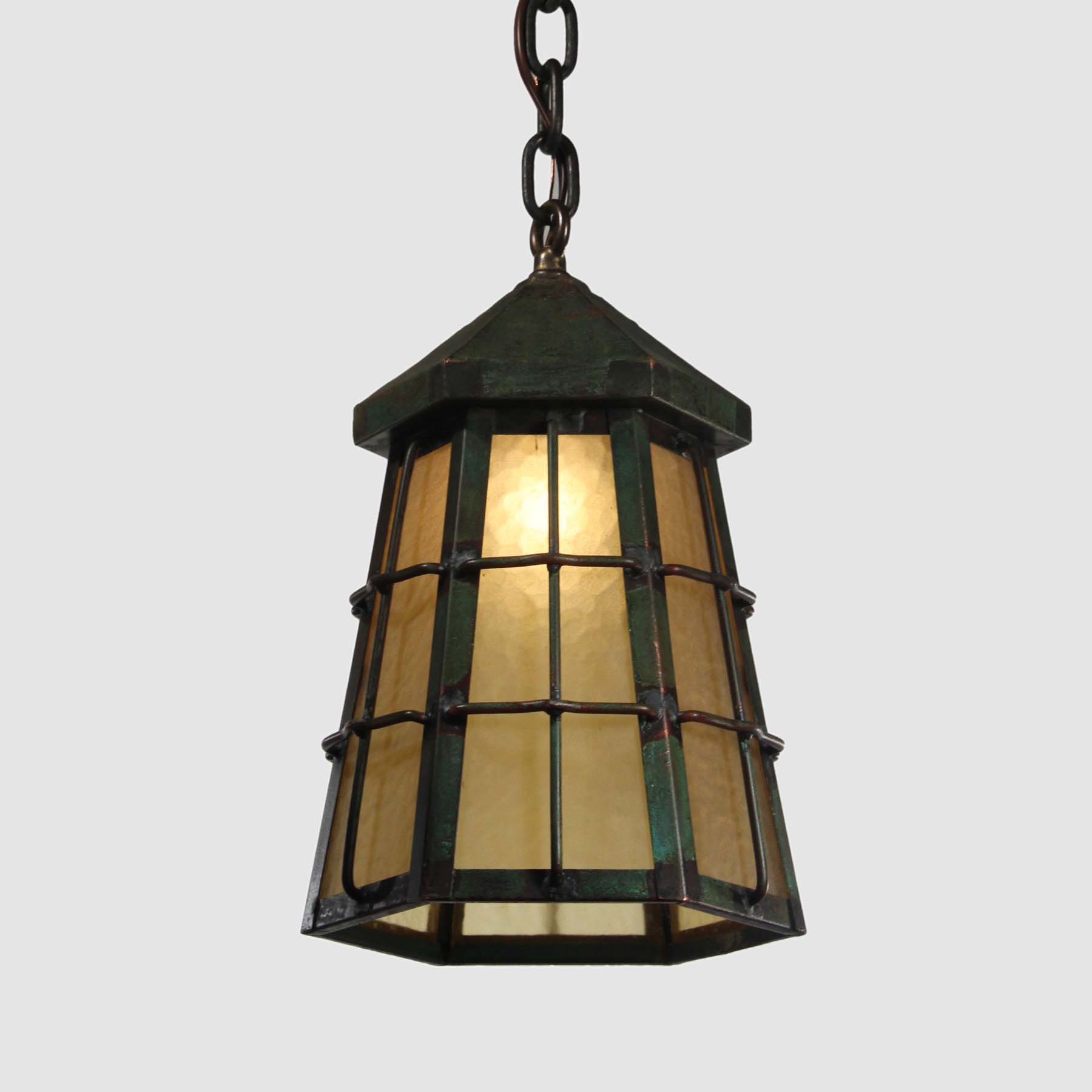 SOLD Antique Copper Pendant Lights, Early 1900’s-66885