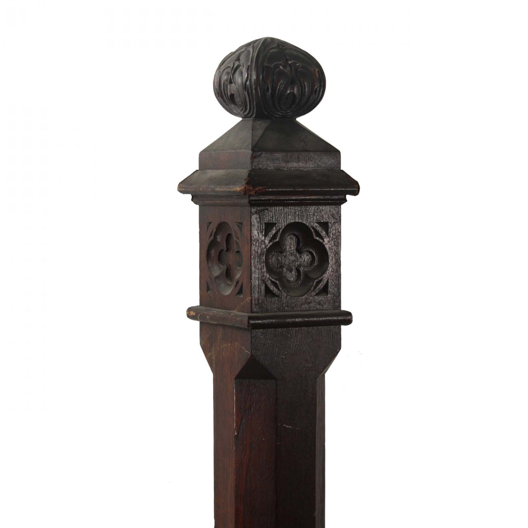 SOLD Salvaged Antique Newel Post, Early 1900s-66919