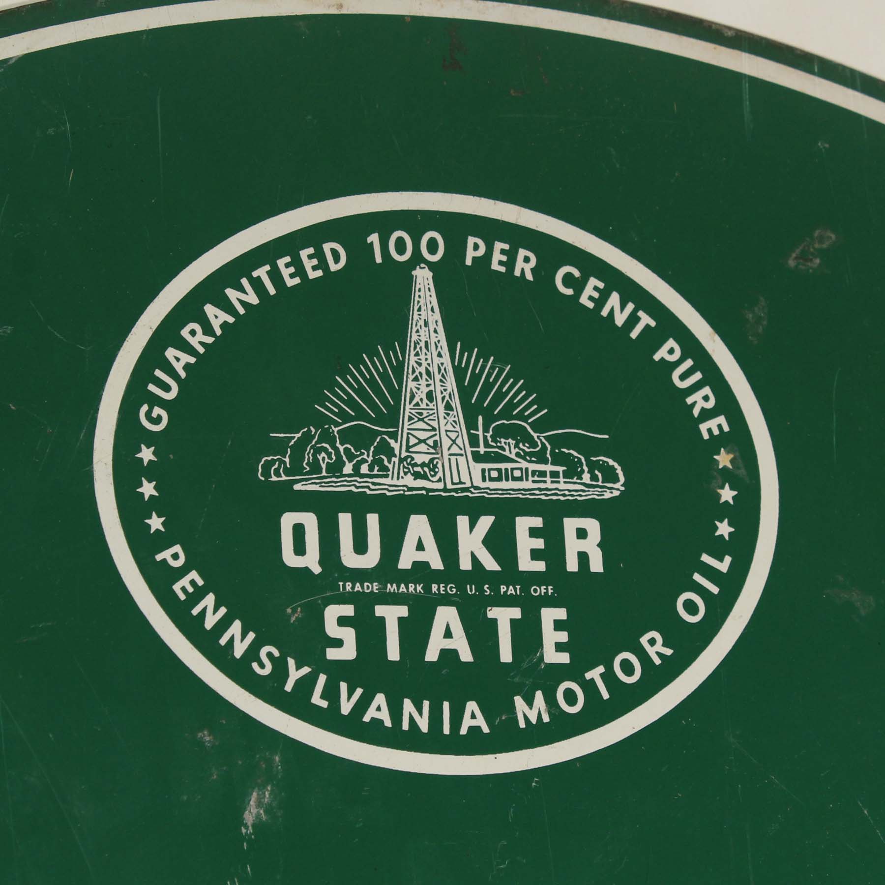 SOLD Vintage Quaker State Motor Oil Sign, c. 1967-66999