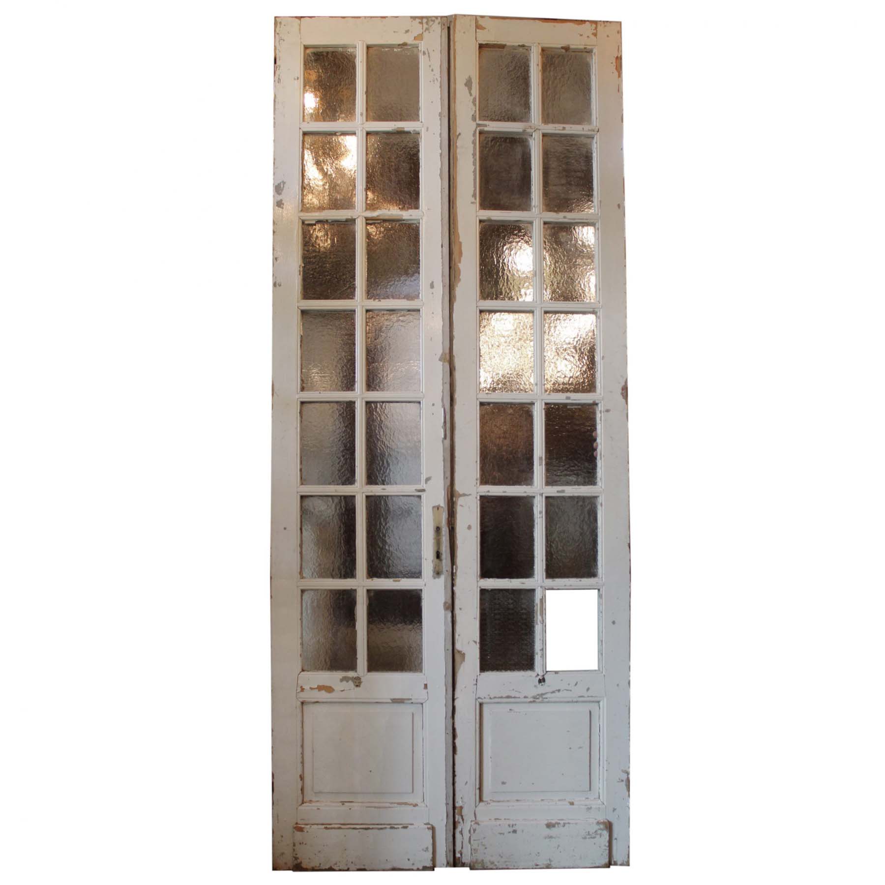 Reclaimed Pair of Antique 44" Doors-67115