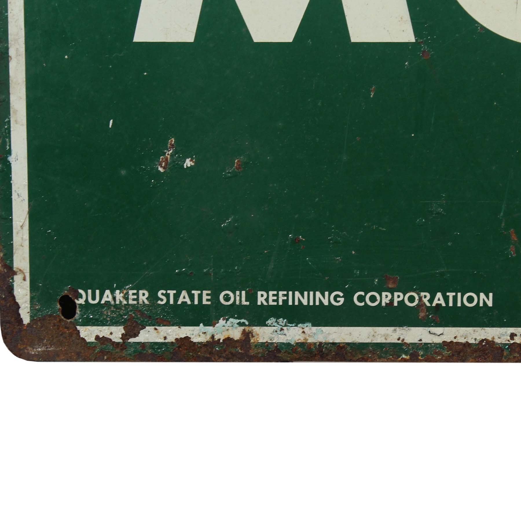 SOLD Quaker State Motor Oil Sign, Vintage Signs-66995