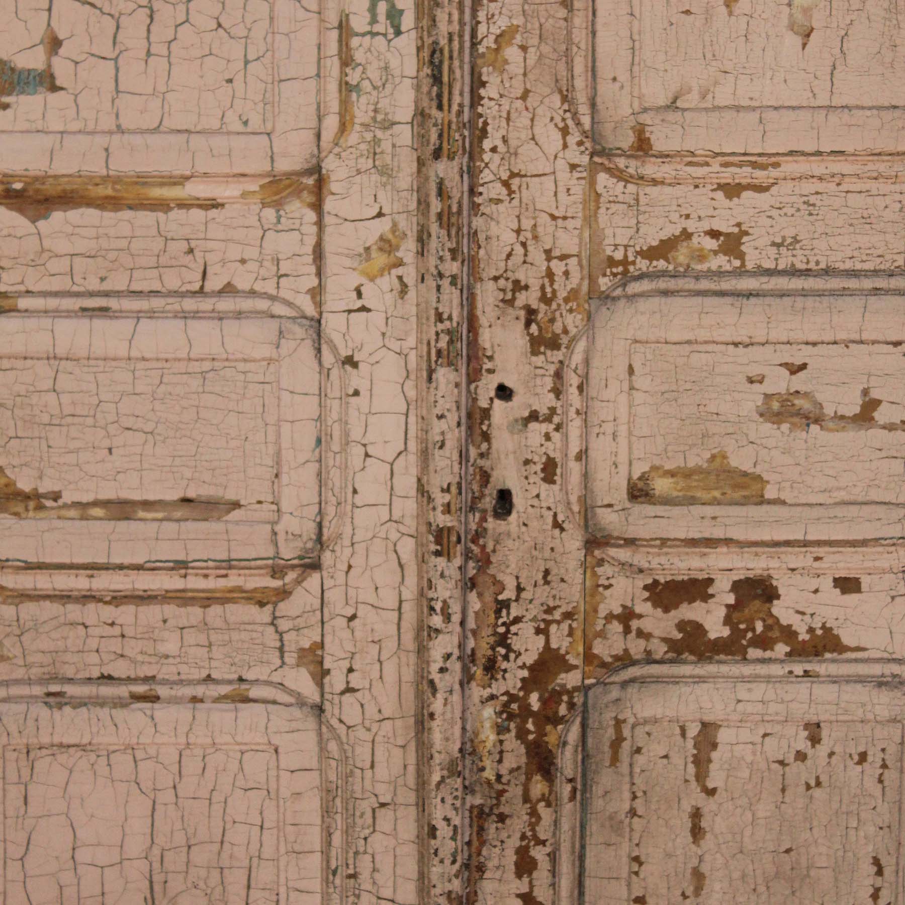 SOLD Salvaged French Colonial 40” Solid Wood Door Pair-67029