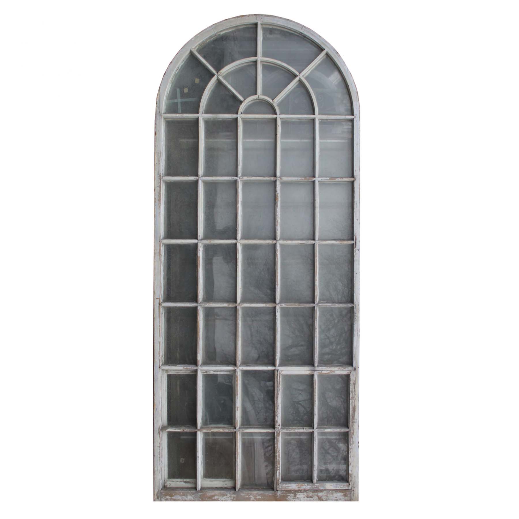 Antique 11’ Arched Palladian Windows, c. 1910-0