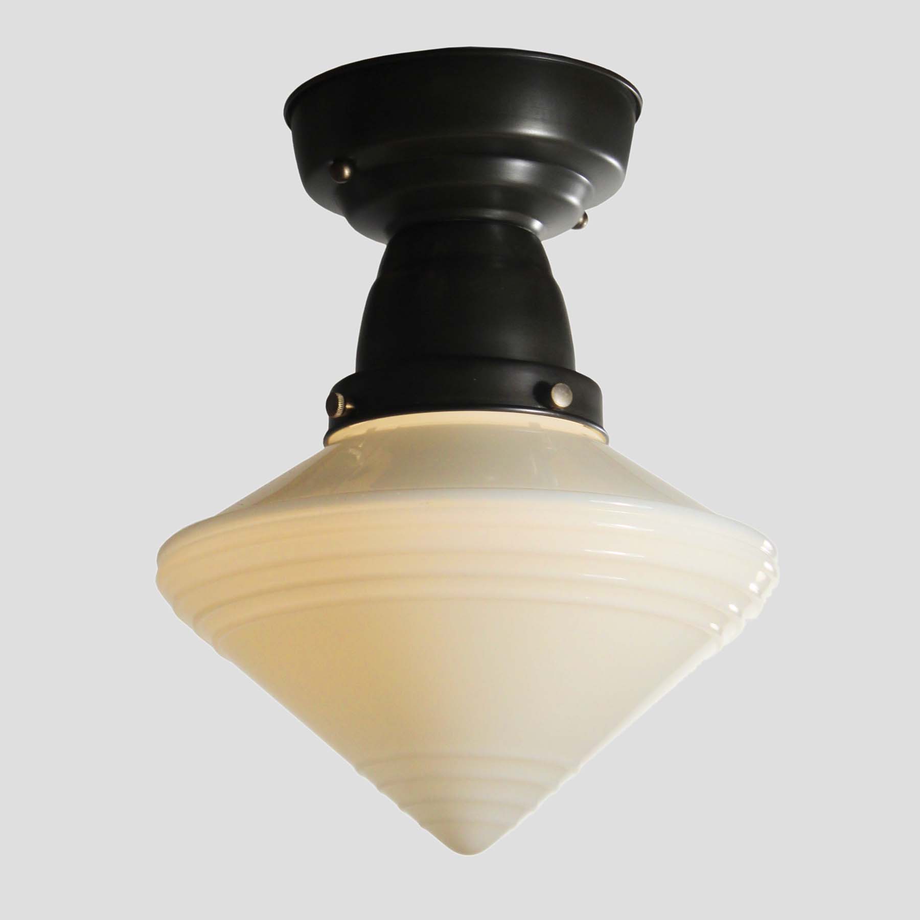 SOLD Antique Art Deco Flush Mount Light-67142