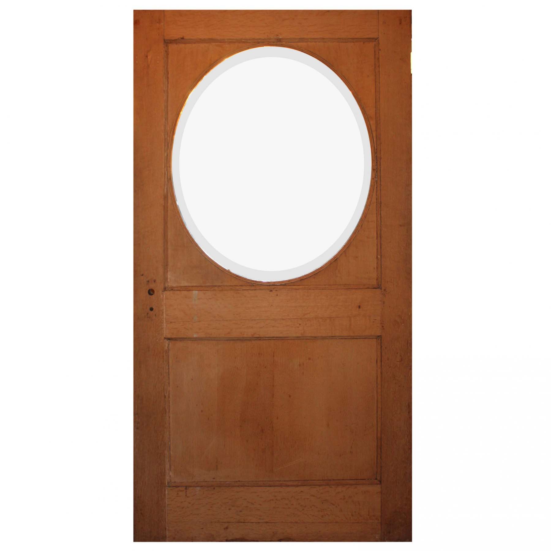 SOLD Reclaimed 42” Antique Neoclassical Door with Circular Window, c. 1910-67154