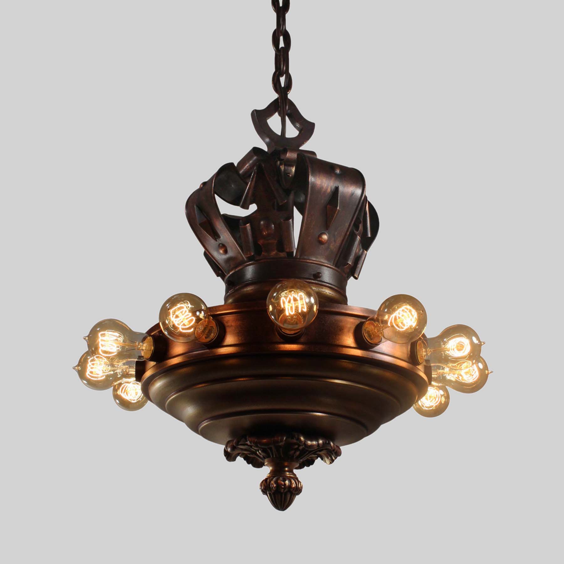 SOLD Antique Chandelier from Blantyre Hotel, c.1902-67314