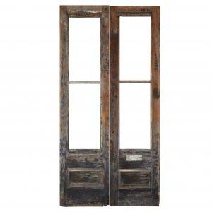 Reclaimed Pair of Antique 59” Doors-0