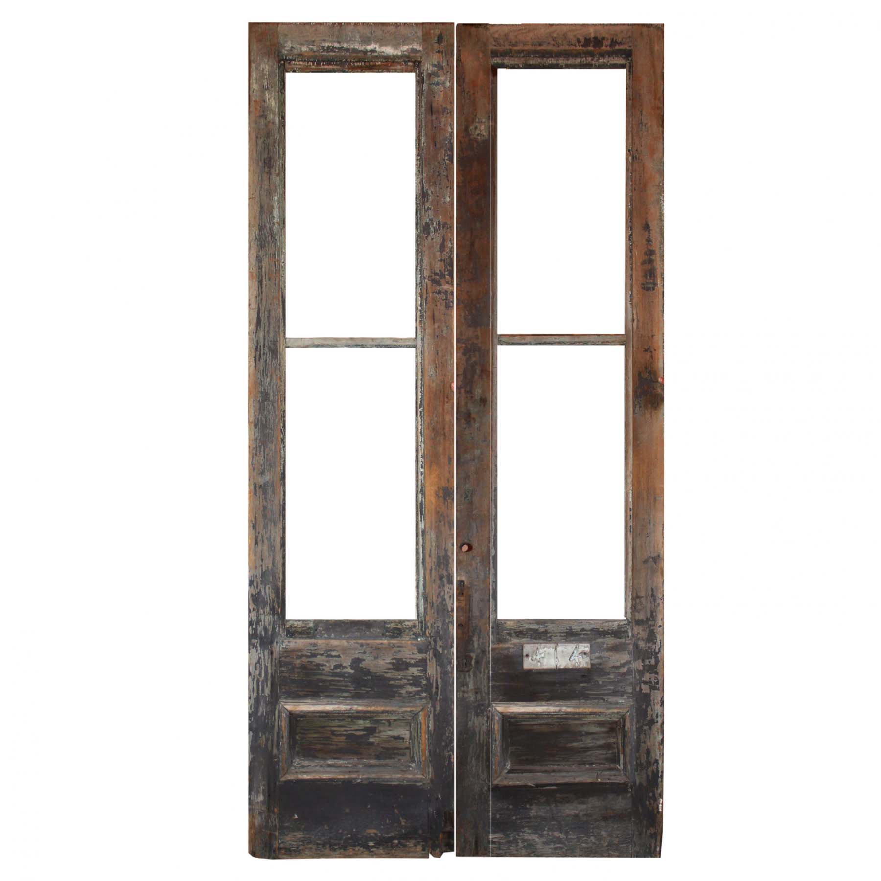 Reclaimed Pair of Antique 59” Doors-0