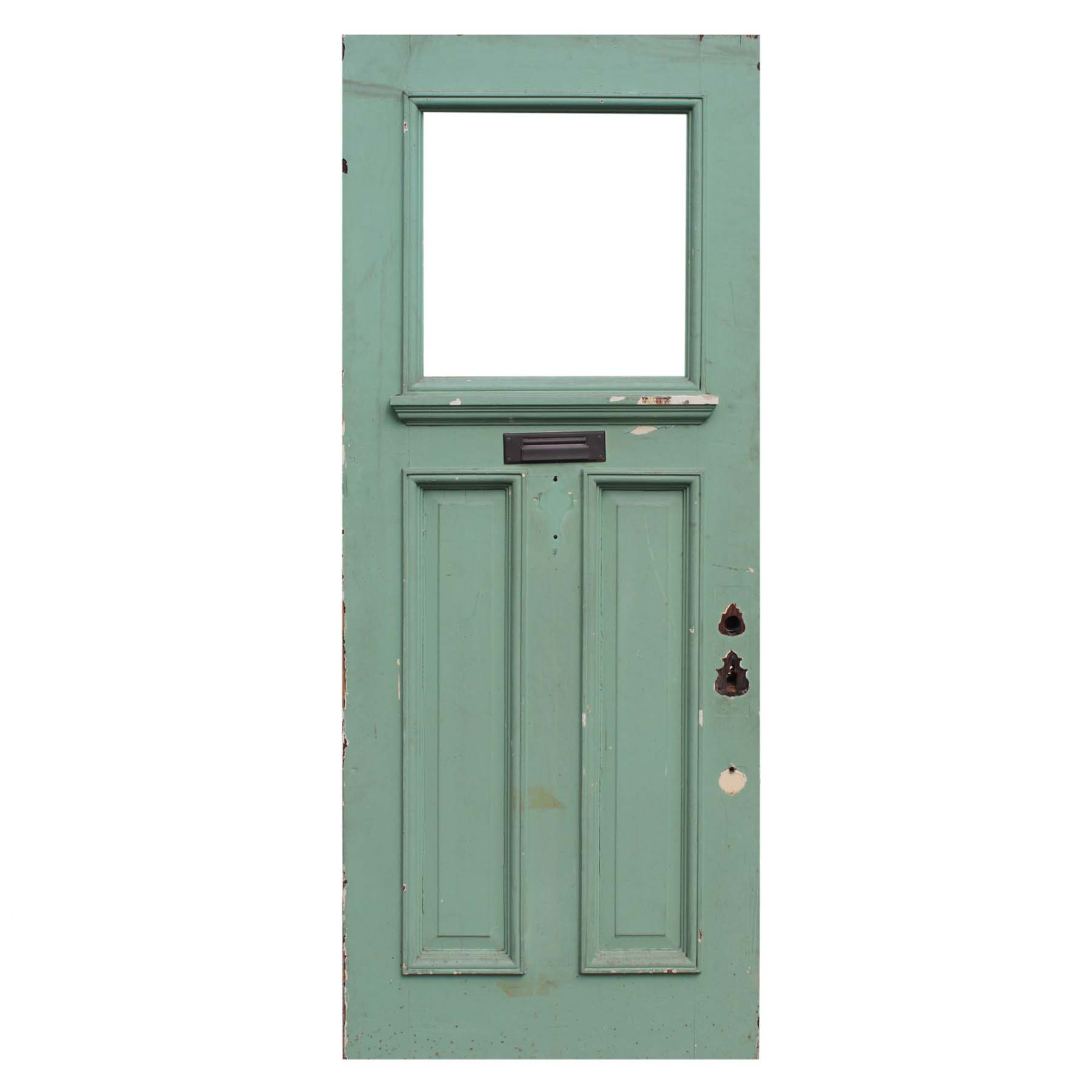 SOLD Reclaimed 34" Entry Door, Early 1900s-0