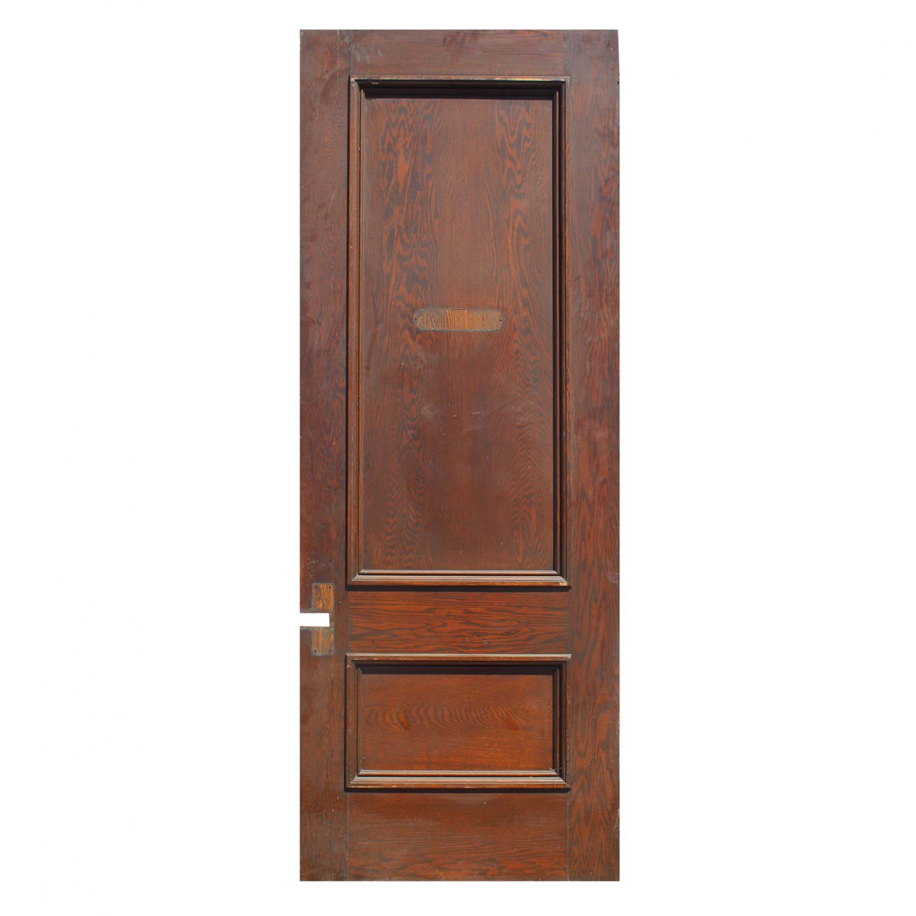 SOLD Salvaged 36” Solid Oak Door -0