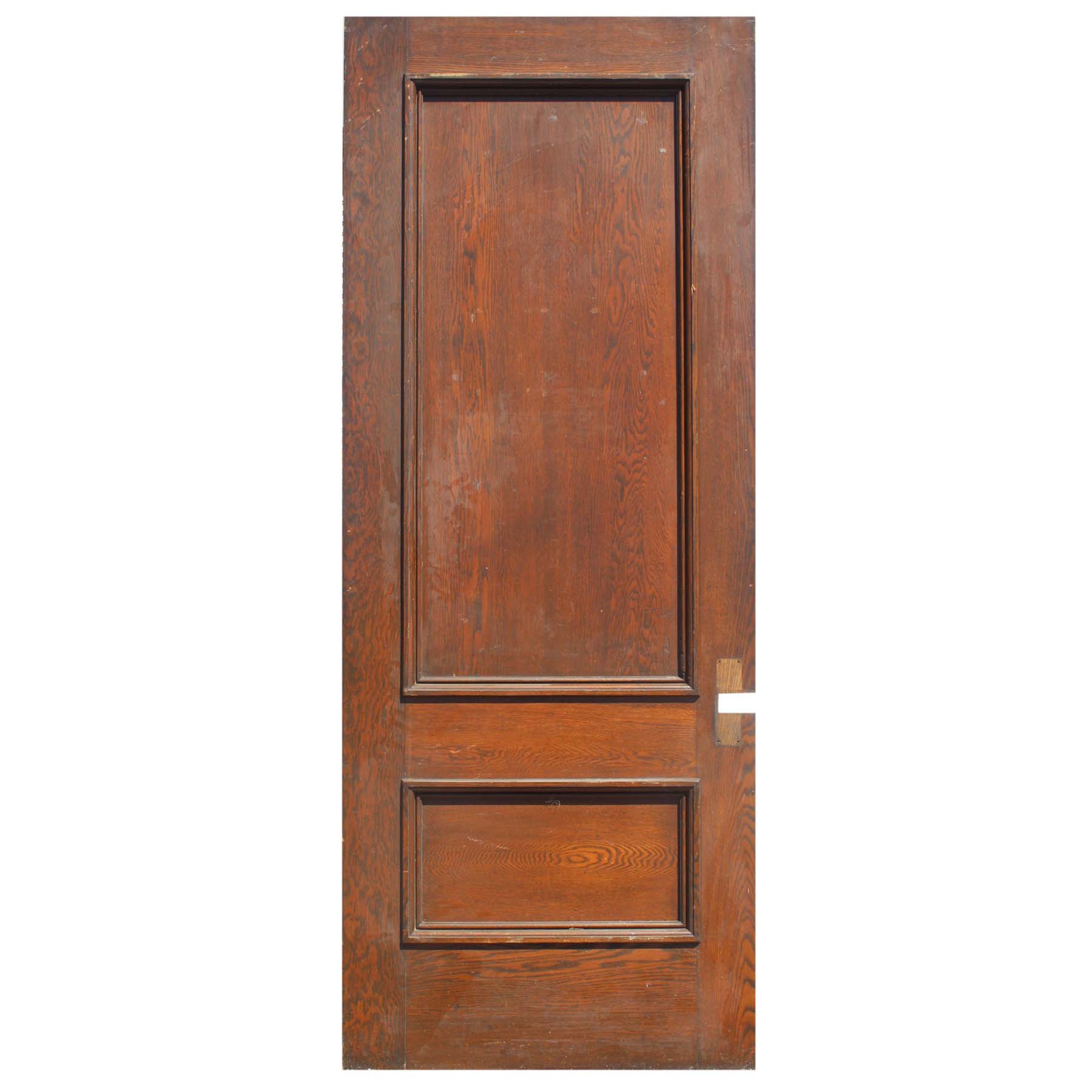 SOLD Reclaimed 38” Solid Oak Door -0