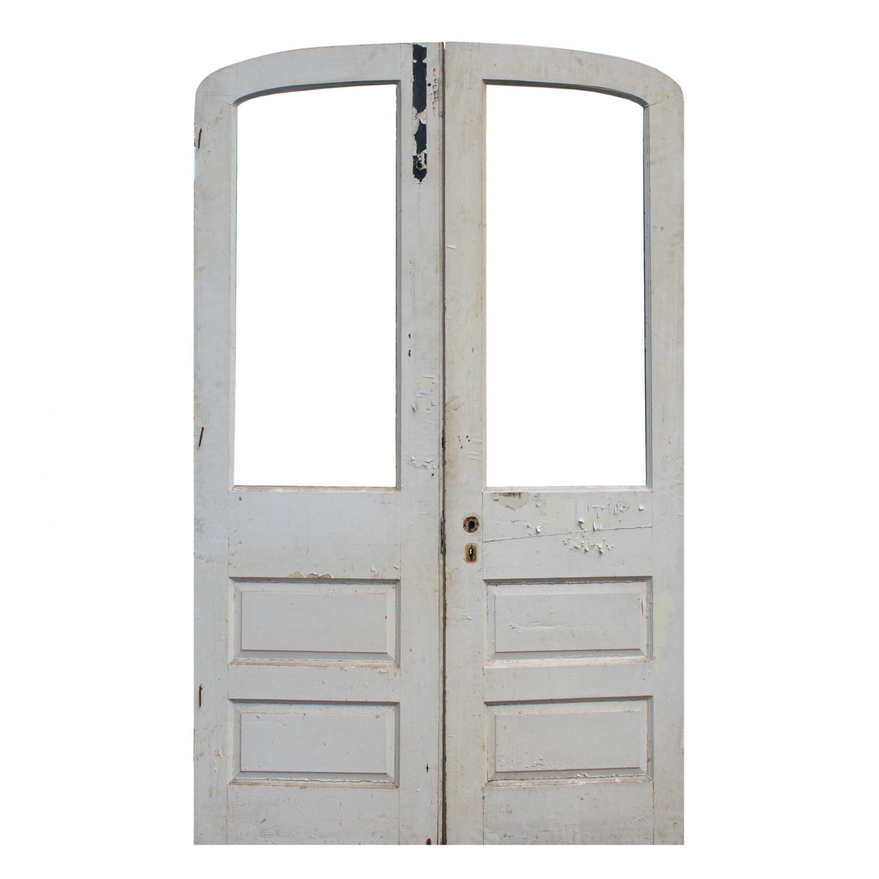 Reclaimed 52" Arched Door Pair-67887