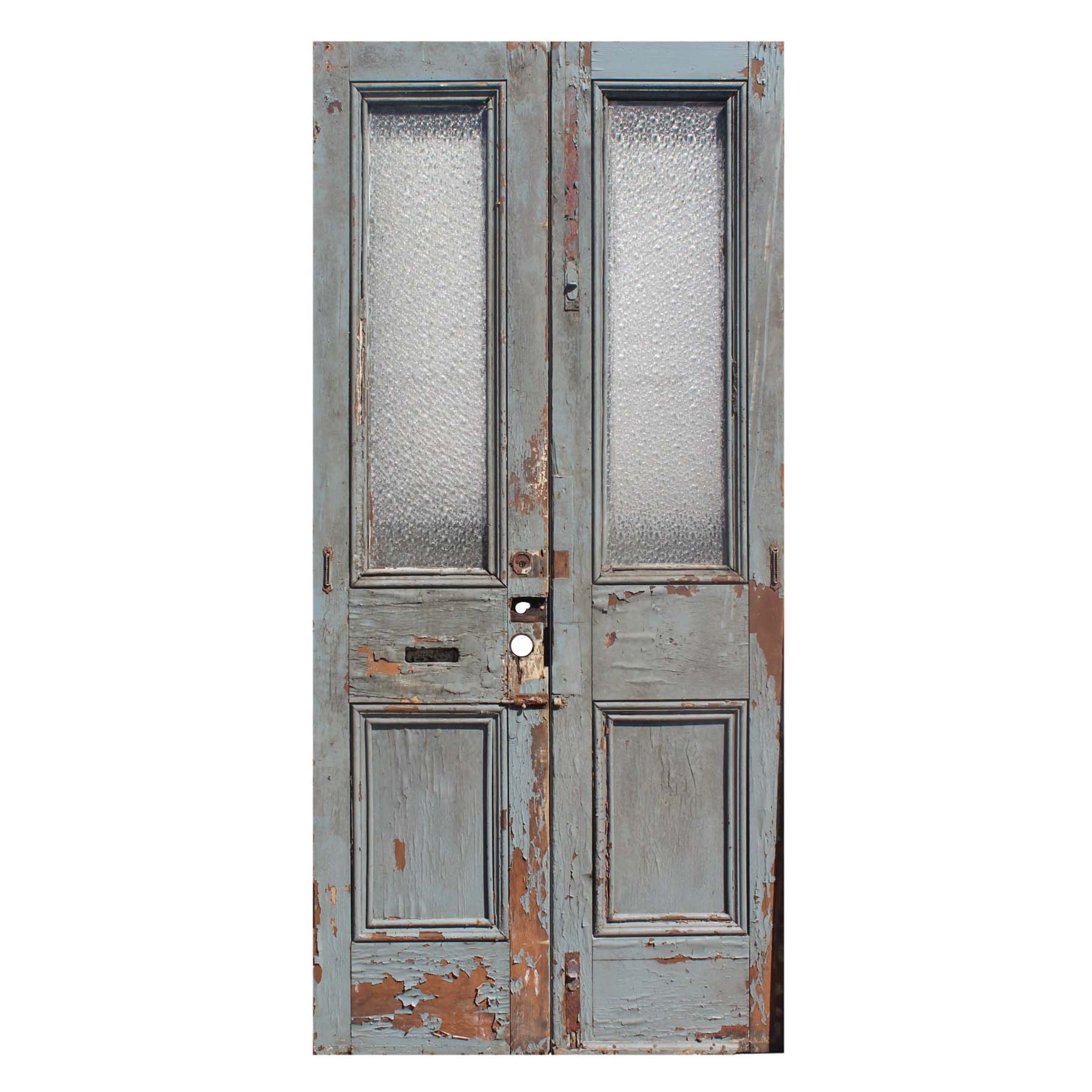 SOLD Reclaimed 42" Antique Door Pair, Late 19th Century-67644