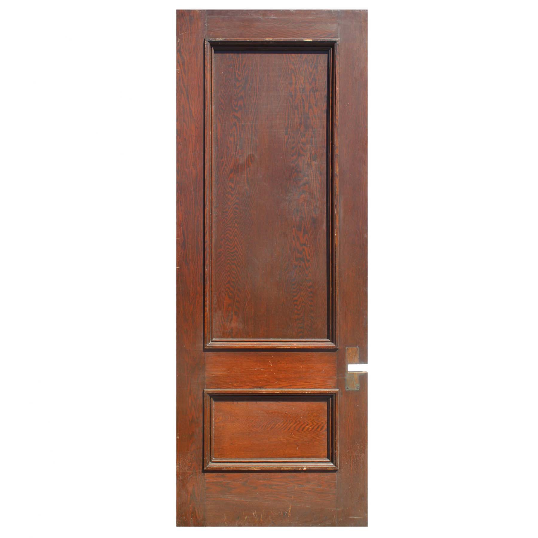 SOLD Salvaged 36” Solid Oak Door -67703
