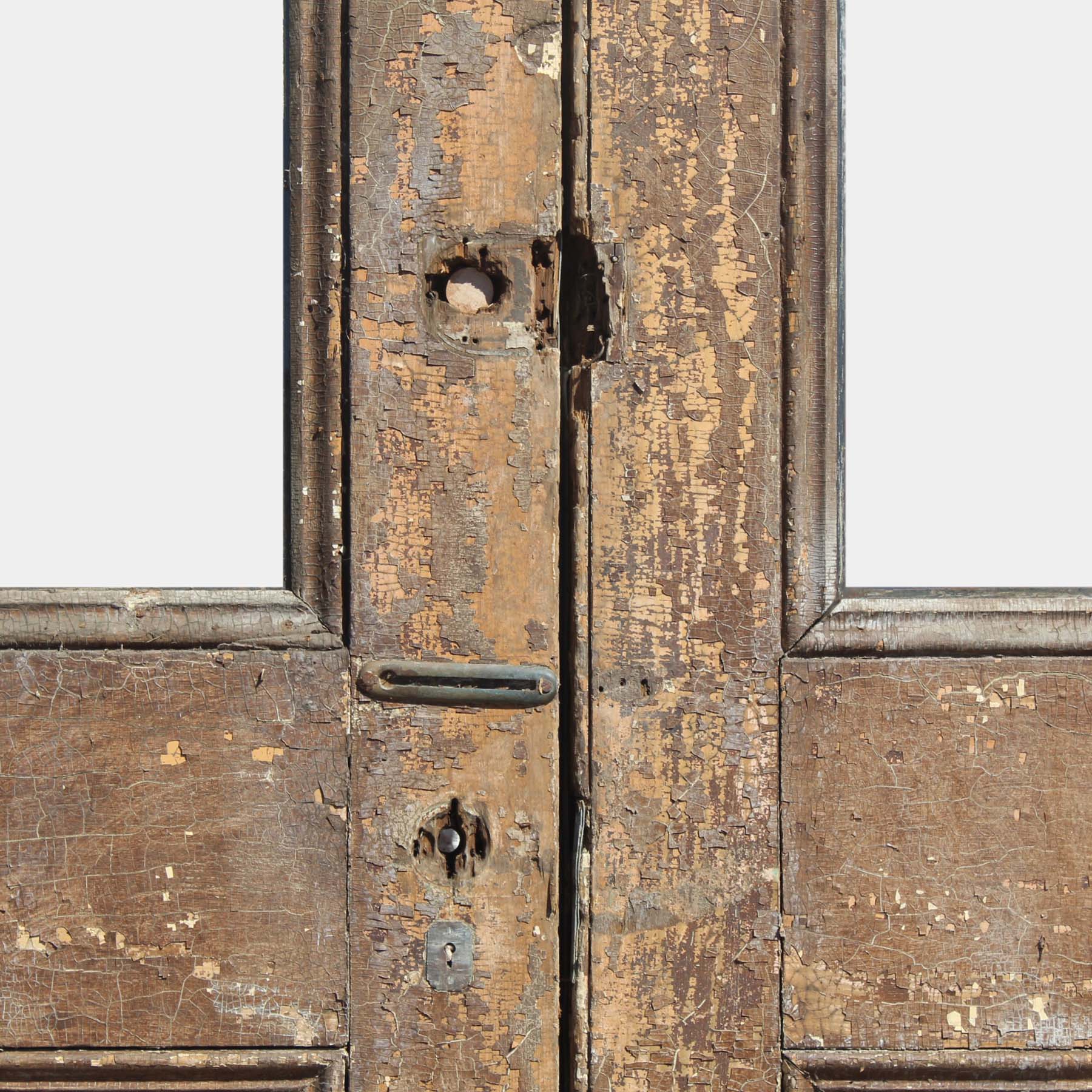 SOLD Salvaged 44" Antique Door Pair, Late 19th Century-67651