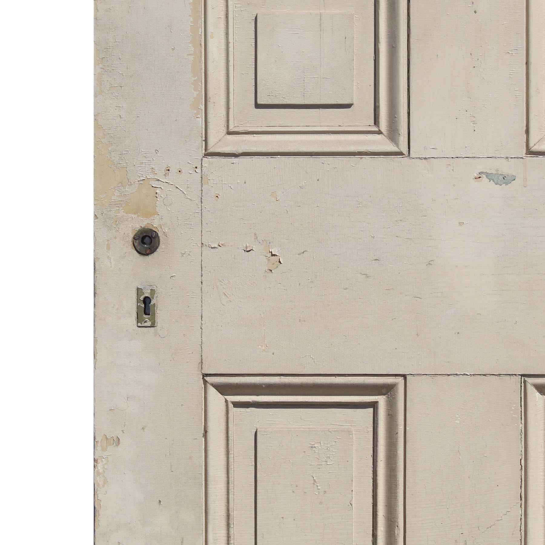 SOLD Antique 36" Solid Wood Door with Recessed Panels -67661